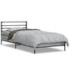 vidaXL Okvir za krevet boja hrasta 100x200cm konstruirano drvo i metal