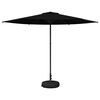 vidaXL Vrtni Parasol s Podnožjem 300 x 300 cm Poliester Pravokutni