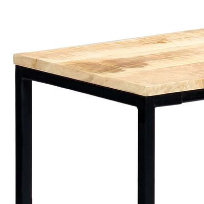 vidaXL Konzolni stol od grubog masivnog drva manga 140 x 35 x 76 cm
