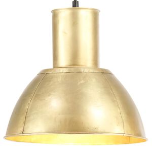vidaXL Viseća svjetiljka 25 W mjedena okrugla 28,5 cm E27