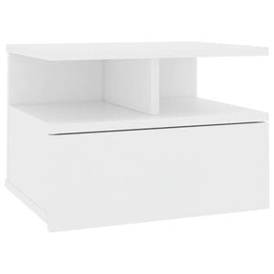 vidaXL Viseći noćni ormarić bijeli 40x31x27 cm od konstruiranog drva