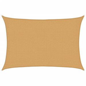 vidaXL Jedro za za&scaron;titu sunca 160 g/m&sup2; pravokutno pijeska 2x2,5m HDPE