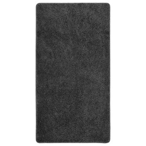 vidaXL Čupavi tepih tamnosivi 80 x 150 cm protuklizni