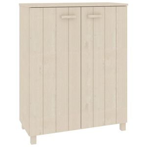 vidaXL Ormarić za cipele HAMAR boja meda 85x40x108 cm masivna borovina