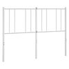 vidaXL Metalno zamjensko uzglavlje bijelo 135 cm