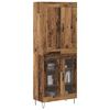 vidaXL Highboard Staro drvo 69,5 x 34 x 180 cm Konstruirano drvo