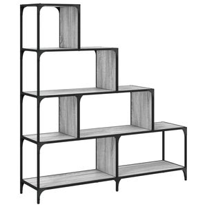 vidaXL Regal za knjige s 4 razine boja hrasta 139x33,5x149 cm drveni