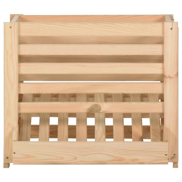 vidaXL Kutija za krumpire 60 x 40 x 50 cm od masivne borovine