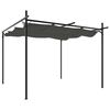 vidaXL Pergola s pomičnim krovom antracit 295 x 292 x 230 cm