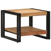 vidaXL Stol za kavu 50x50x38 cm puno drvo bagrem
