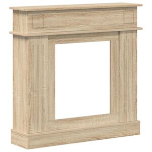 vidaXL Okvir za kamin Hrast sonoma 102 x 26 x 100 cm Konstruirano drvo