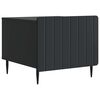 vidaXL Kava Stol s ladicama Crna 49 x 50 x 42 cm Konstruirano drvo