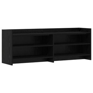vidaXL TV ormar 135 x 33 x 47 cm Crni hrast Konstruirano drvo