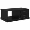 vidaXL Kava Stol Crni hrast 90 x 50 x 35 cm Konstruirano drvo