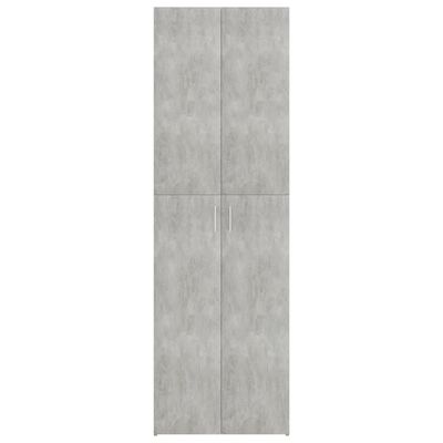 vidaXL Uredski ormar siva boja betona 60 x 32 x 190 cm od iverice