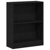 vidaXL Ormarić za knjige 60 x 24 x 76 cm Konstruirano drvo Crni hrast