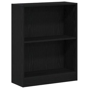 vidaXL Ormarić za knjige 60 x 24 x 76 cm Konstruirano drvo Crni hrast