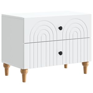 vidaXL Noćni ormar Bijela 62 x 34,5 x 48 cm Konstruirano drvo