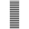 vidaXL Zavjesa zebra crna 85x200 cm &scaron;irina tkanine 80,9 cm poliester
