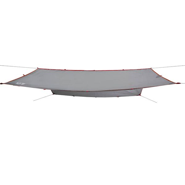 vidaXL Cerada za kampiranje sivo-narančasti 360 x 294 cm vodootporna