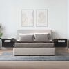 vidaXL Zidni noćni ormarići 2 kom crni 45x26x28,5 cm