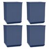 vidaXL Sadilice 4 kom plava siva 30 x 30 x 37 cm od polipropilena