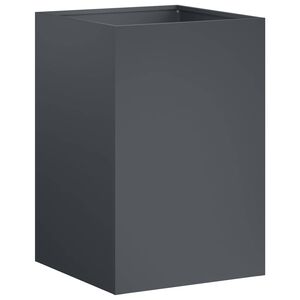 vidaXL Vrtna saksija Antracit 40 x 40 x 60 cm Čelična vrata