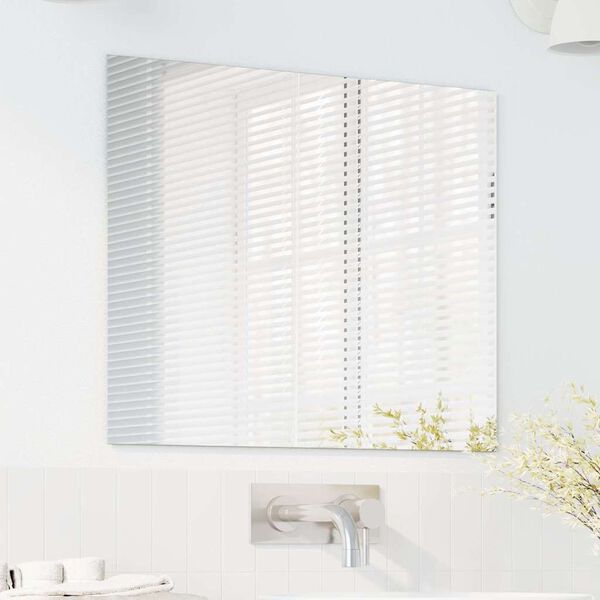 vidaXL Zidno ogledalo Pravokutni 50 x 60 cm Staklo otporno na udarce