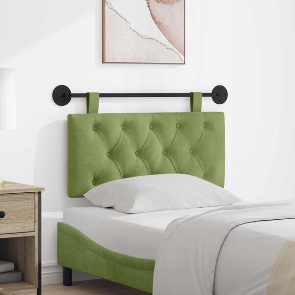 vidaXL Držeće uzglavlje Zidne Svijetlo zelena 100 x 55 x 7 cm Bar&scaron;un