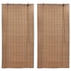 vidaXL Rolete od bambusa 2 kom smeđe 120 x 220 cm