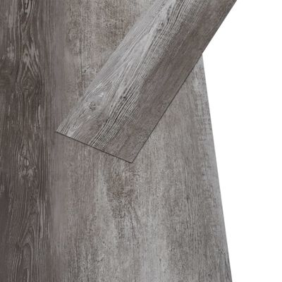 vidaXL Podne obloge PVC 5,02 m² 2 mm samoljepljive prugasta boja drva