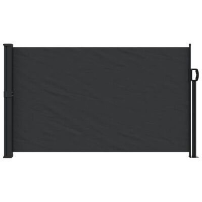 vidaXL Bočna tenda na uvlačenje crna 120 x 300 cm
