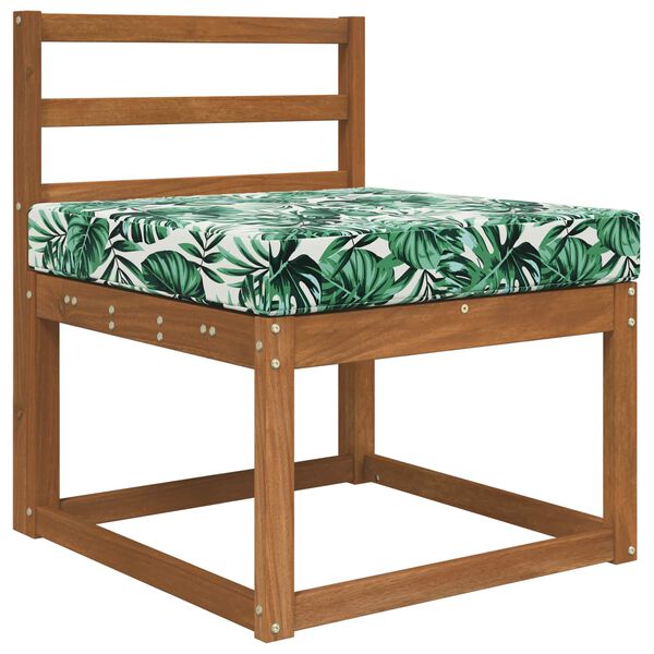 vidaXL Jastuk za vanjsku sofU Uzorak lista 60 x 60 x 8 cm Poliester