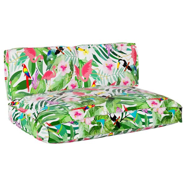 vidaXL Set jastučića Cvjetni 3 pcs &Scaron;areni Oxford tkanina