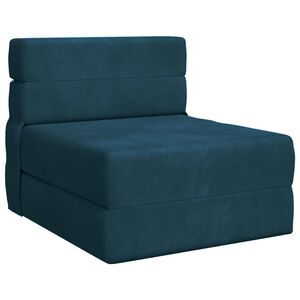 vidaXL Sofa na razvlačenje Plava 70 x 80 x 60 cm Tkanina