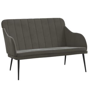 vidaXL Klupa tamnosiva 110 x 76 x 80 cm bar&scaron;unasta