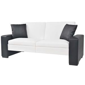 vidaXL Sofa Bijelo tkanina