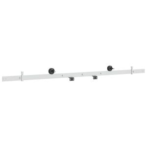 vidaXL Okovi za klizna vrata 152,4 cm Čelik Bijela