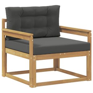 vidaXL Srednja sofa za van Poliester Bijela