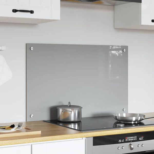 vidaXL Kuhinjski za&scaron;tita Svjetlosiva 80 x 50 x 0,6 cm