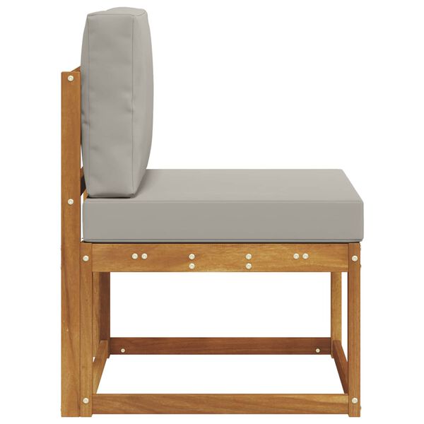 vidaXL Srednja sofa za van Čvrsto drvo akacije