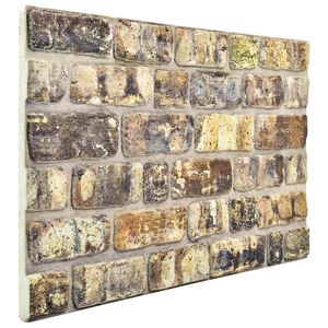 vidaXL Zidne panele 10 pcs &Scaron;areni 100 x 50 cm EPS pjena