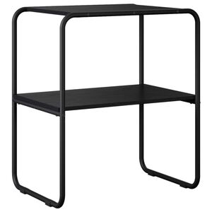 vidaXL Konzolna stolica Crni hrast 80 x 42,5 x 70 cm Konstruirano drvo