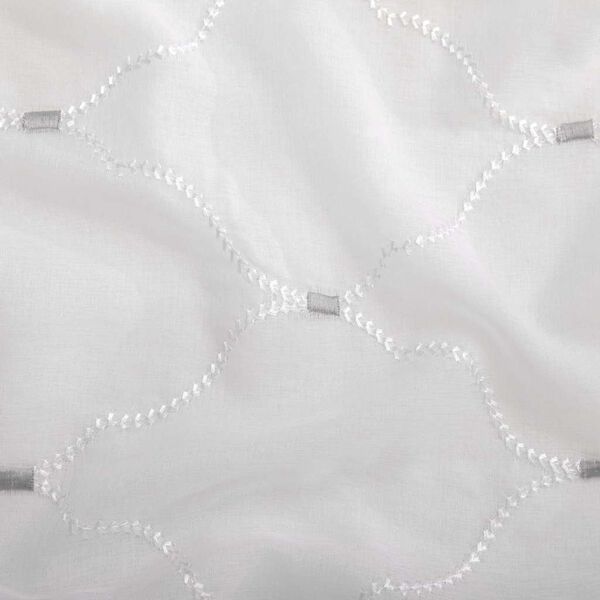 vidaXL Zavjese 2 pcs Bijelo 140 x 245 cm Poliester