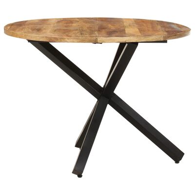 vidaXL Blagovaonski stol okrugli 100x100x75 cm od grubog drva manga