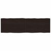 vidaXL Stolna ploča tamnosmeđa 200x60x(2-4) cm obrađena hrastovina