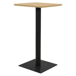 vidaXL Bistro stolić boje hrasta 50 x 50 x 107 cm