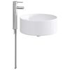 vidaXL Umivaonik za kupaonicu Krom 40,5 x 40,5 x 15,5 cm Metal