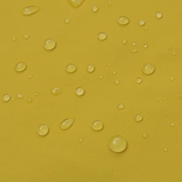 vidaXL Vodootporna Izdržljiva Dugačka Kabanica s Kapuljačom Žuta M