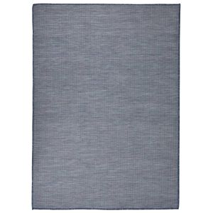 vidaXL Vanjski tepih ravnog tkanja 200 x 280 cm plavi